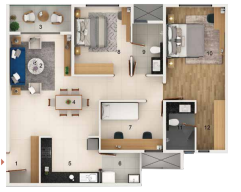 2.5 BHK Apartment