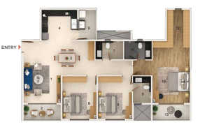 3 BHK Apartment